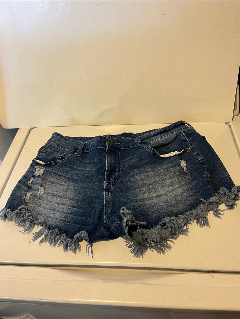 Women’s jeans shorty shorts size XL